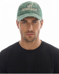 THE TALES - Destroyed Art Department Green Trucker Cap
