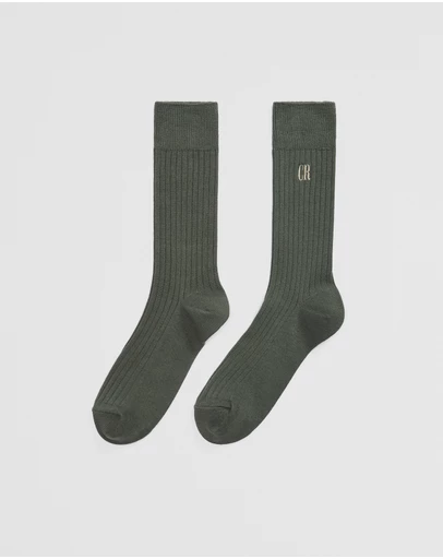 Country Road - Australian Cotton Blend Cr Rib Crew Sock