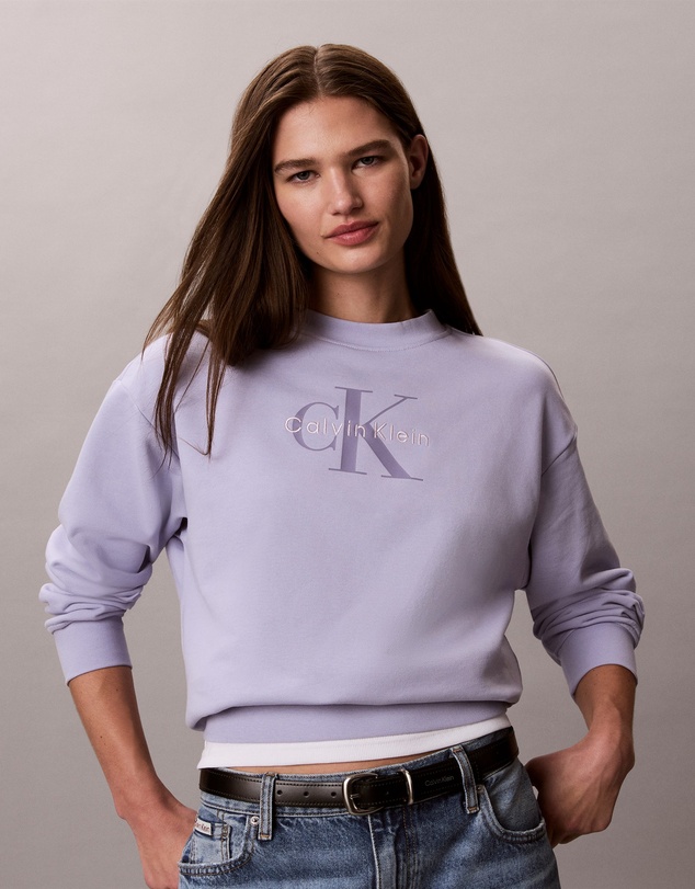 Calvin Klein Jeans - French Terry Monologo Crewneck Sweatshirt