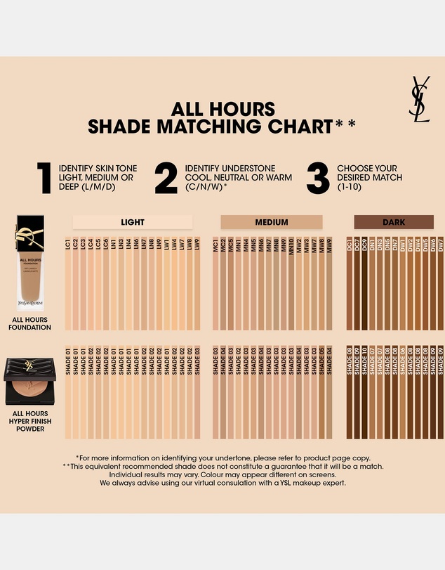 Yves Saint Laurent - All Hours Liquid Foundation