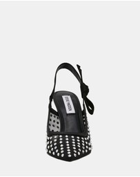 Steve Madden - Bri Black Lace Heels