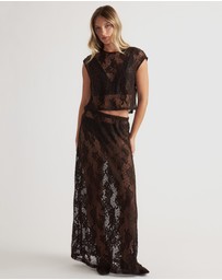 Decjuba - Lace Cropped Top