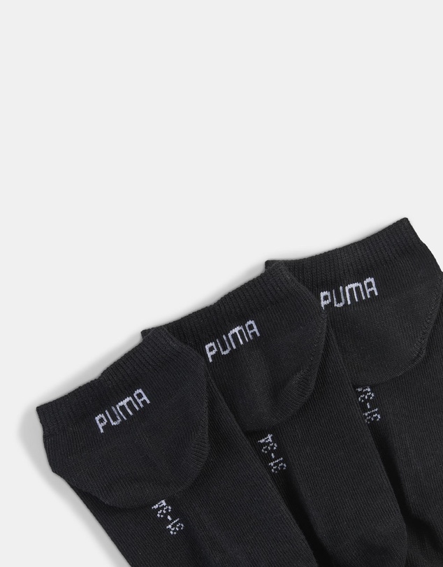 Puma - 3-Pack Plain Sneaker Socks - Babies-Teens