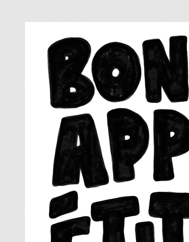 Inka Arthouse - Bon Appetit Art Print by Paige Byrne