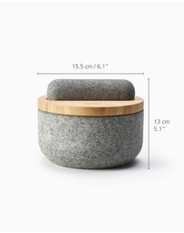 Joseph Joseph - Dash™ Pestle & Mortar with Bamboo Lid