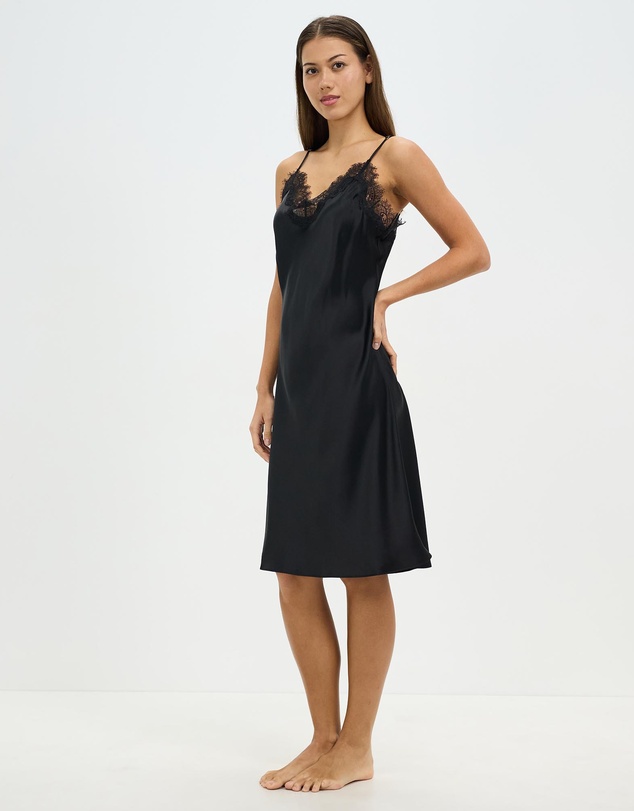 Sainted Sisters - Scarlett Silk Long Chemise