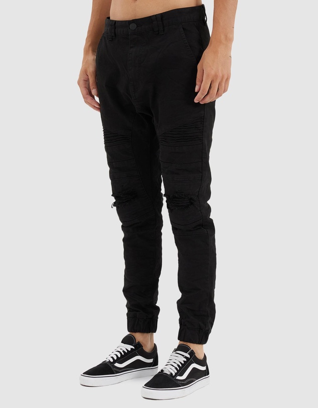 Nena & Pasadena - Viper Denim Jogger Pants
