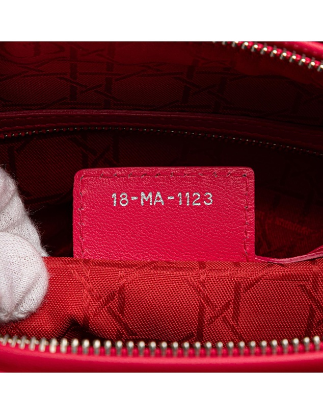 Pre-Loved by Azura Reborn - Pre-Loved dior Lady Dior Medium Tote Lambskin