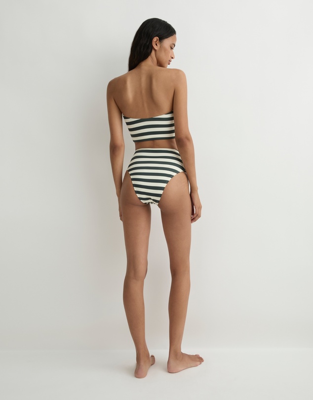 BONDI BORN - Poppy Bikini Bottom - Forest Stripe (Embodee™)