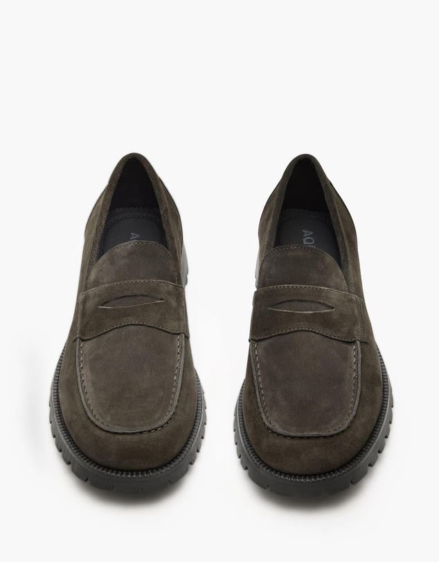 Aquila - Ezra Suede Penny Loafers