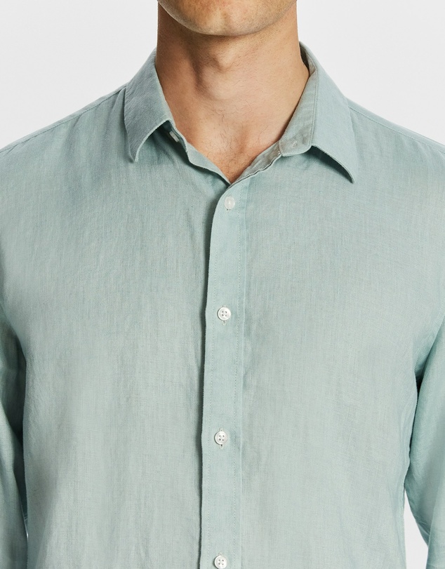 yd. - West Hampton Pure Linen Shirt