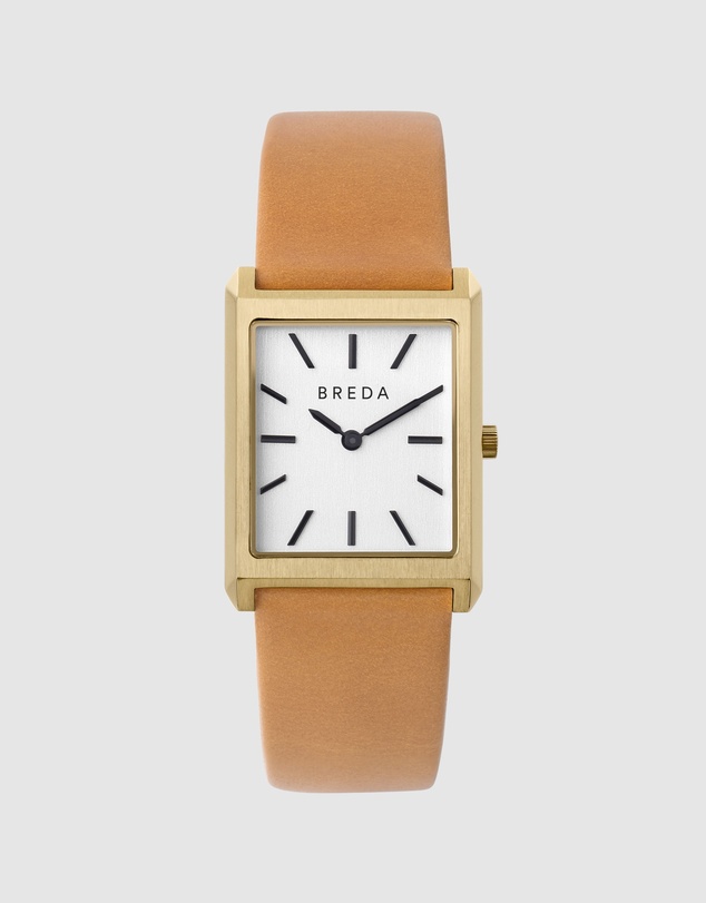 Breda - Virgil Leather Band Watch, 26MM