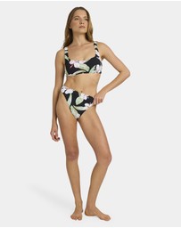 Roxy - Womens Printed Essentials Underwire D Cup Bikini Top