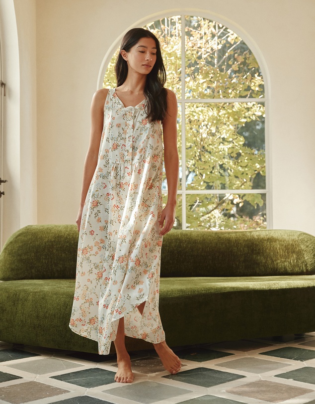 Papinelle - Amber Panel Front Maxi Nightie