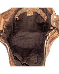 Pre-Loved by Azura Reborn - Pre-Loved Leather Bamboo Shoulder Bag