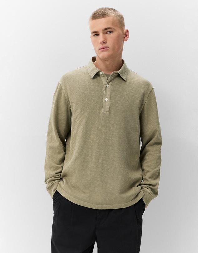 UNISON - Garment Dye L/S Polo