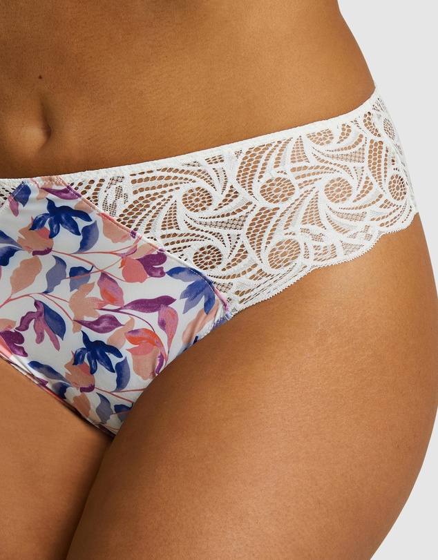 Sans Complexe - Ariane Fantaisy Microfibre & Lace Bikini Brief