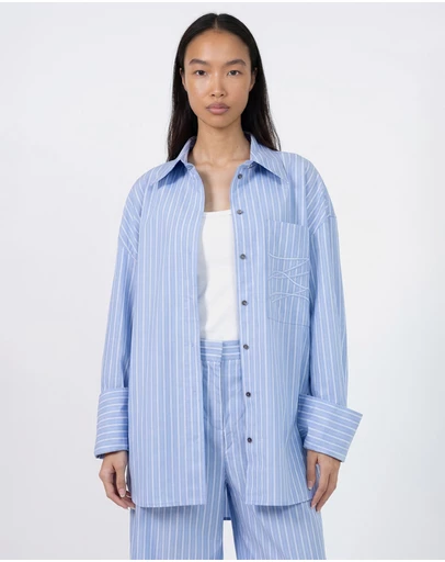 Karl Lagerfeld - Autograph Striped Poplin Shirt