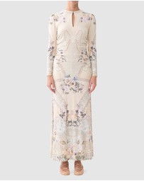 Camilla - Gathered Jersey Long Dress