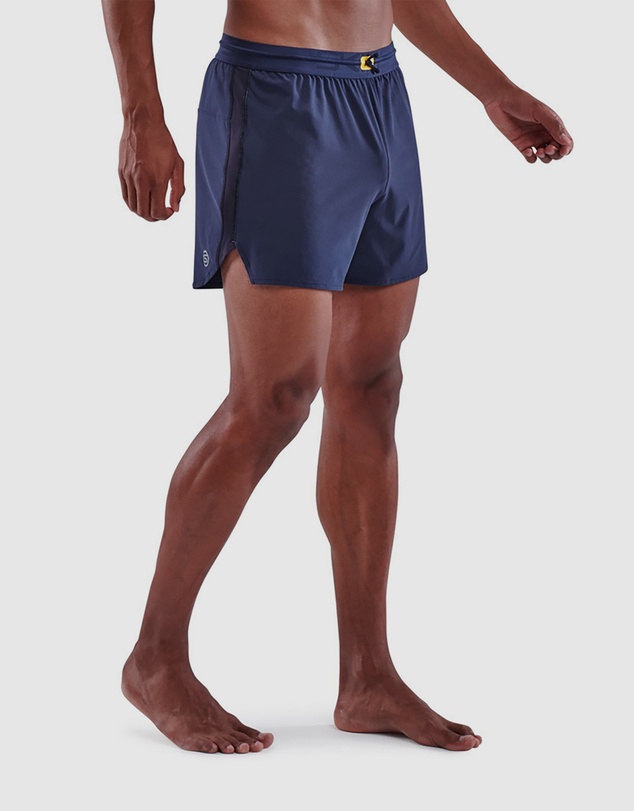 SKINS - SKINS Men's 3-Series Clothing Run Shorts Activewear Navy Blue