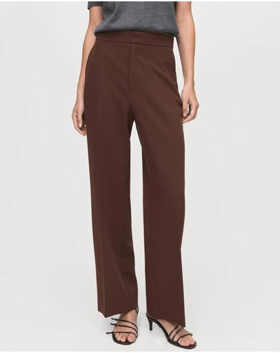 M.N.G - High-Waist Straight Trousers
