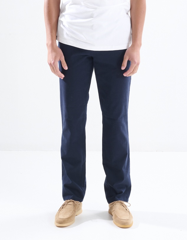 3 Wise Men - 3 Wise Men Tapered Fit Chino -  Navy