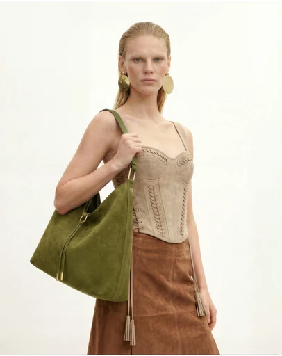 JW PEI - Aria Faux Suede Shoulder Bag