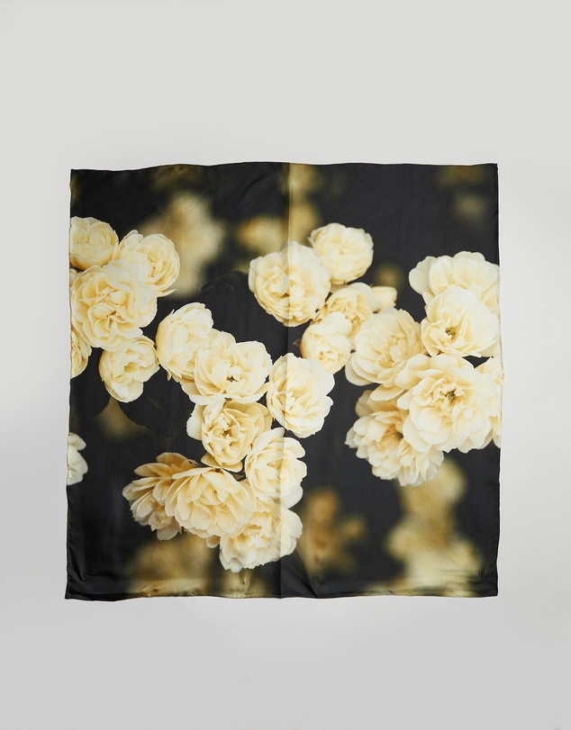 Lindsay Nicholas New York - Hill Country Nocturn Silk Scarf