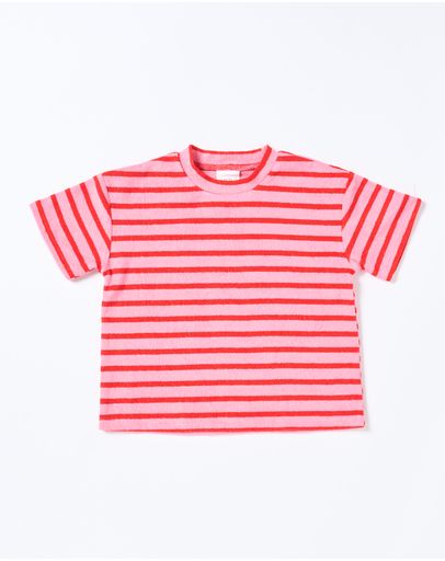 Terry Stripe Pink