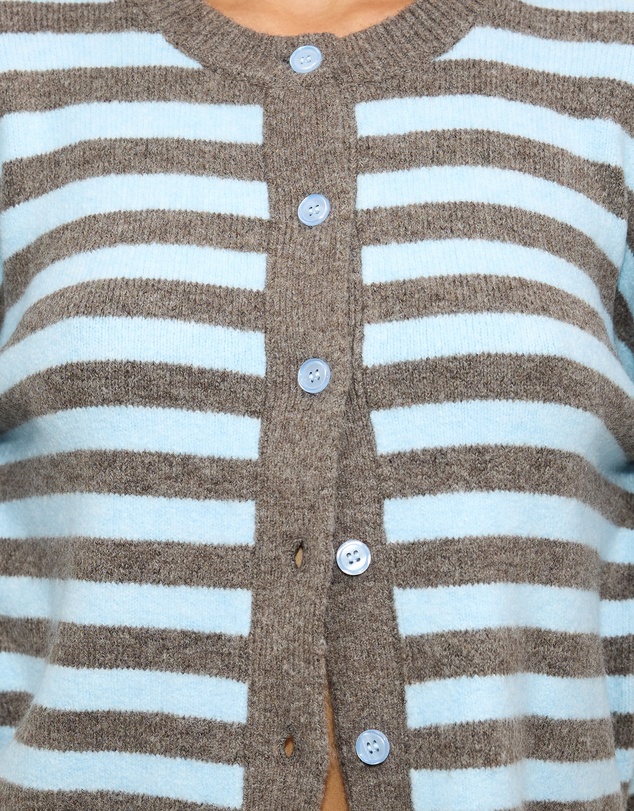 Dazie - Kira Stripe Cardigan