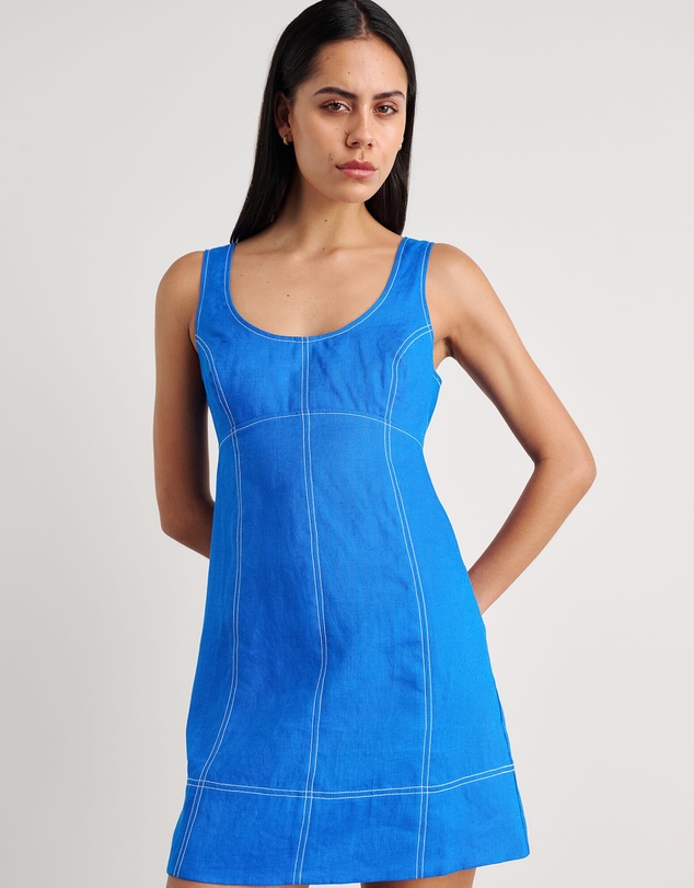 Jag - Daphne Linen Mini Dress - ICONIC EXCLUSIVE