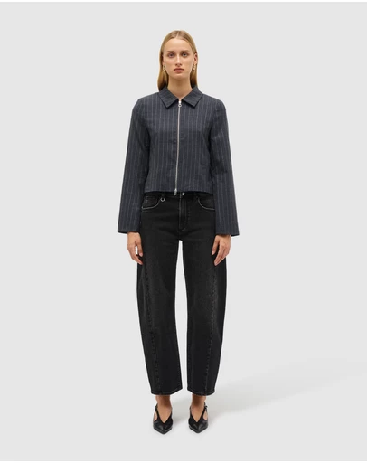 Neuw - Pinstripe Zip Jacket