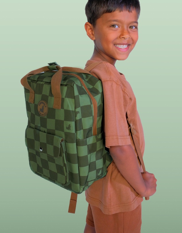 Crywolf - MINI BACKPACK Green Check
