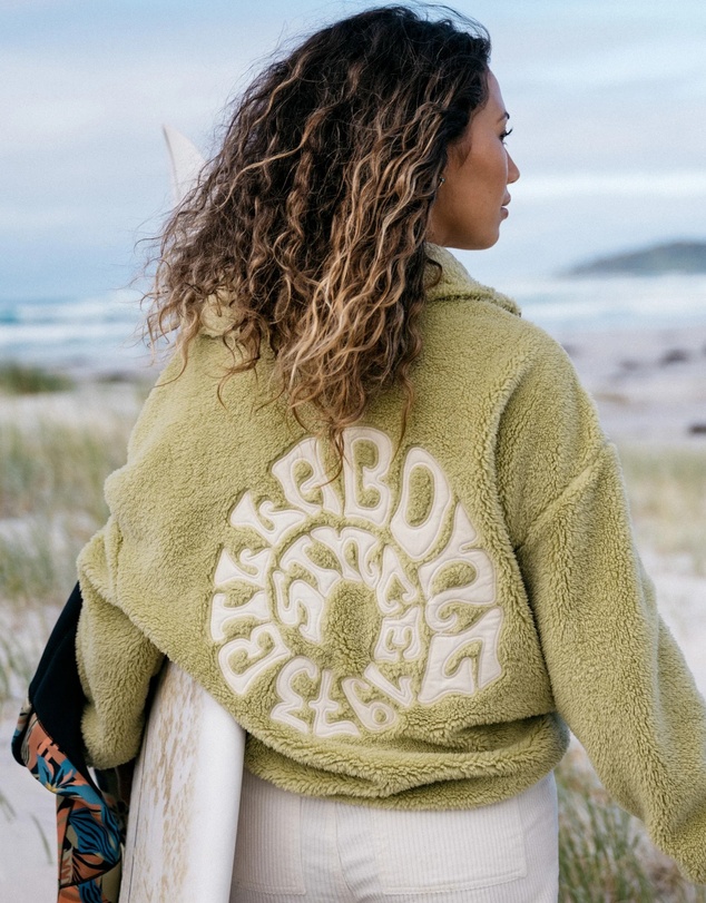 Billabong - Womens Groovin Half Zip Fleece Top