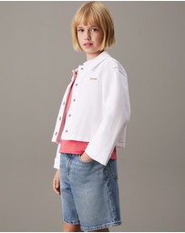 Calvin Klein Jeans - Girls Slim Denim Trucker Jacket
