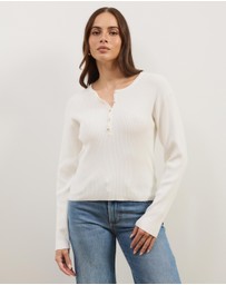 Atmos&Here - Lina Long Sleeve Knit Top