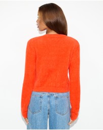 Dazie - Sloane Fuzzy Cardigan