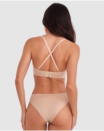 Bras N Things - Body Bliss Wirefree Scoop Bra - Nude 2