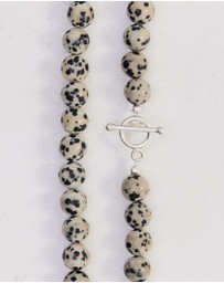 JUJU & CO - Dalmatian Jasper Stone Necklace