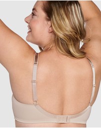 Naturana - Moulded Soft Cup Wirefree Bra With Satin Trim