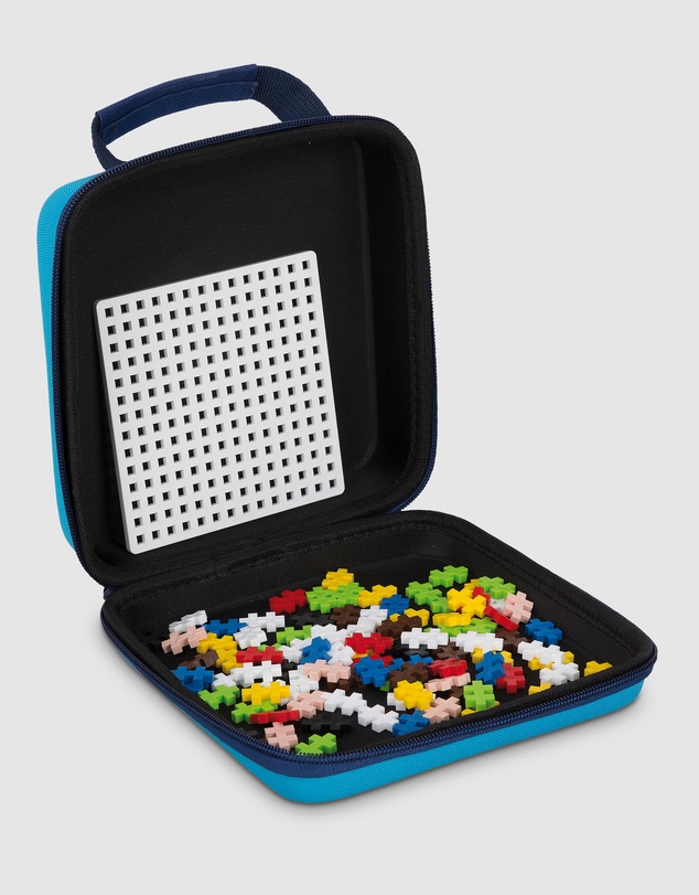 Plus Plus - Plus-Plus - Travel Case - 100 pcs - Blue