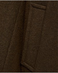M.N.G - Oversized Wool Coat With Maxi Lapels