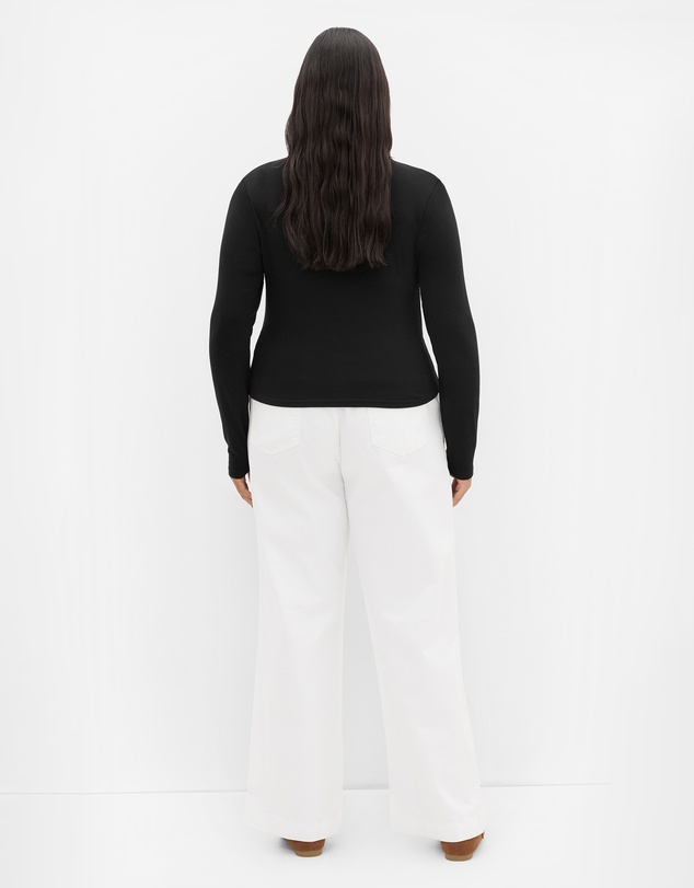 City Chic - Plus size Karla Long Sleeve Tee - black