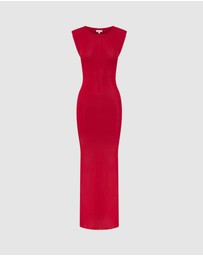 Shona Joy - Rohe Cap Sleeve Midi Dress