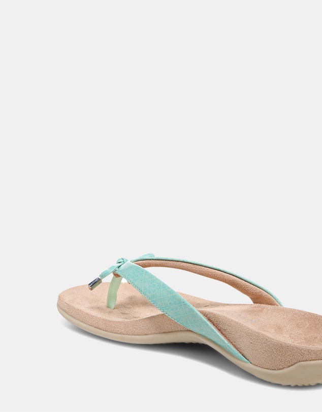 Vionic - Bella Toe Post Sandal - Menta Tile