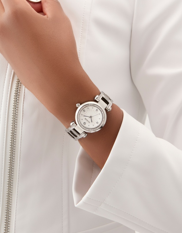 GUESS - GUESS Ladies Silver Tone Analogue Watch