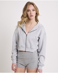 Subtitled - Country Club Cropped Zip Hoodie