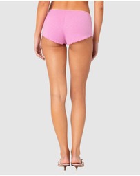 EDIKTED - Cherrie Pointelle Shorts