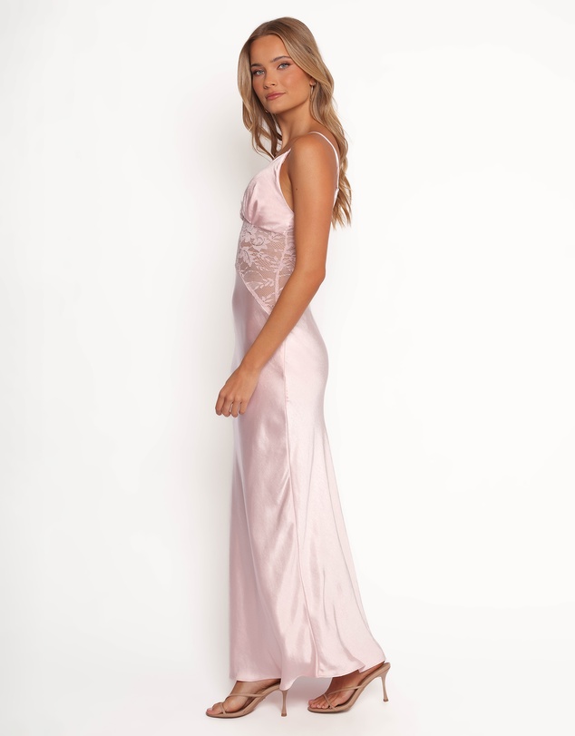 Petal & Pup - Milla Maxi Lace Dress - Pale Pink