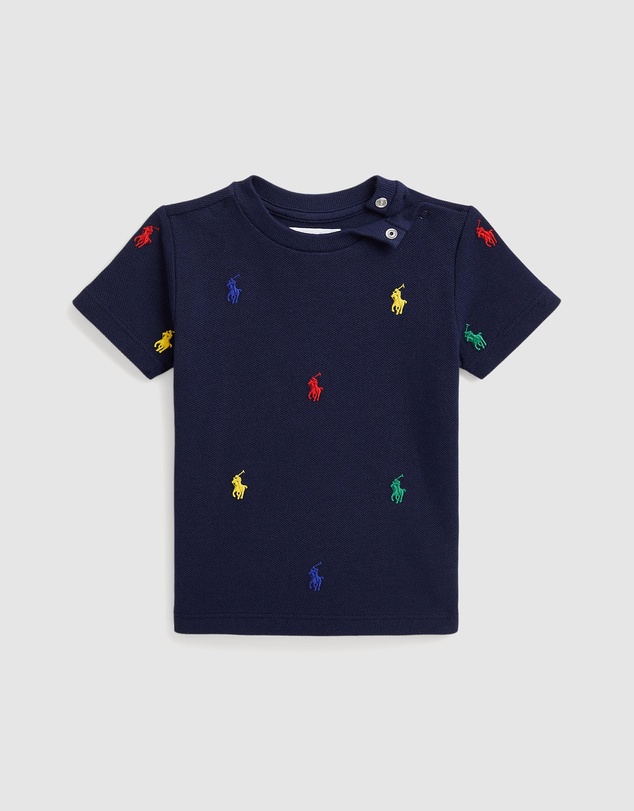 Polo Ralph Lauren - Polo Pony Cotton Mesh Tee - Babies